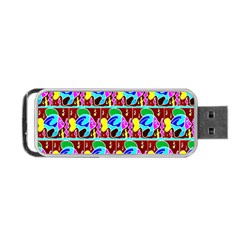 Fish 3 Portable Usb Flash (two Sides) by ArtworkByPatrick