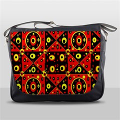 Abp1 Rby 1 Messenger Bag by ArtworkByPatrick