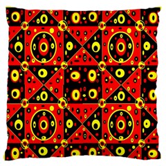 Abp1 Rby 1 Large Flano Cushion Case (one Side) by ArtworkByPatrick