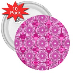 Fashionista Stripes 11 3  Buttons (10 Pack)  by impacteesstreetwearsix