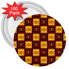 Abp Rby 3  3  Buttons (100 Pack)  by ArtworkByPatrick