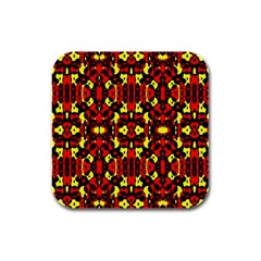 Abp Rby 5 Rubber Square Coaster (4 Pack)  by ArtworkByPatrick