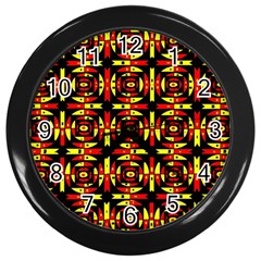 Abp Rby 9 Wall Clock (black) by ArtworkByPatrick