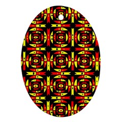 Abp Rby 9 Oval Ornament (two Sides) by ArtworkByPatrick