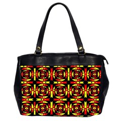 Abp Rby 9 Oversize Office Handbag (2 Sides) by ArtworkByPatrick