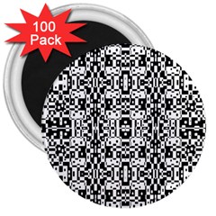 Bw 14 3  Magnets (100 Pack) by ArtworkByPatrick