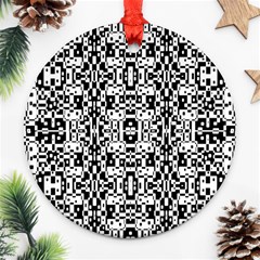 Bw 14 Round Ornament (two Sides) by ArtworkByPatrick