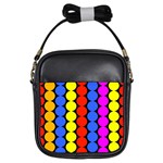 Dots 3d Girls Sling Bag Front