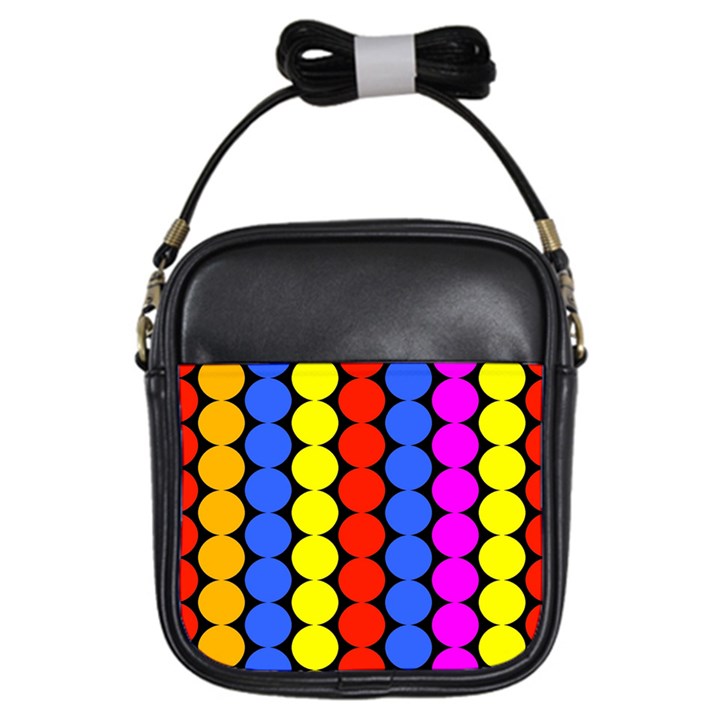 Dots 3d Girls Sling Bag