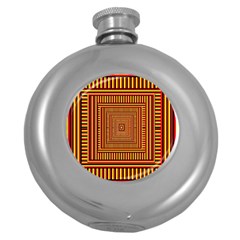 Hs Rby 4 Round Hip Flask (5 Oz) by ArtworkByPatrick