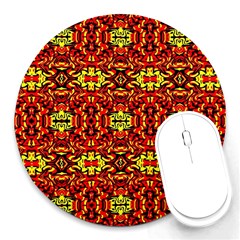 Hs Rby 5 Round Mousepads by ArtworkByPatrick