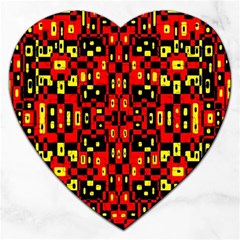 Hs Rby 6 Jigsaw Puzzle (heart) by ArtworkByPatrick