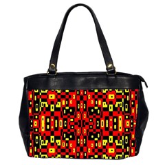 Hs Rby 6 Oversize Office Handbag (2 Sides) by ArtworkByPatrick