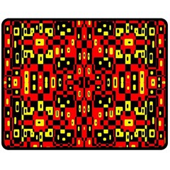 Hs Rby 6 Double Sided Fleece Blanket (medium)  by ArtworkByPatrick