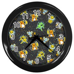 Electric Love  Wall Clock (black) by Mezalola