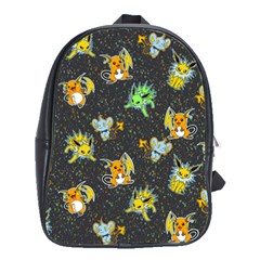 Electric Love  School Bag (large) by Mezalola