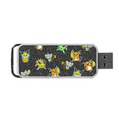 Electric Love  Portable Usb Flash (one Side) by Mezalola