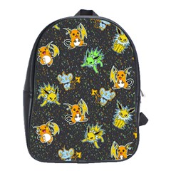 Electric Love  School Bag (xl) by Mezalola