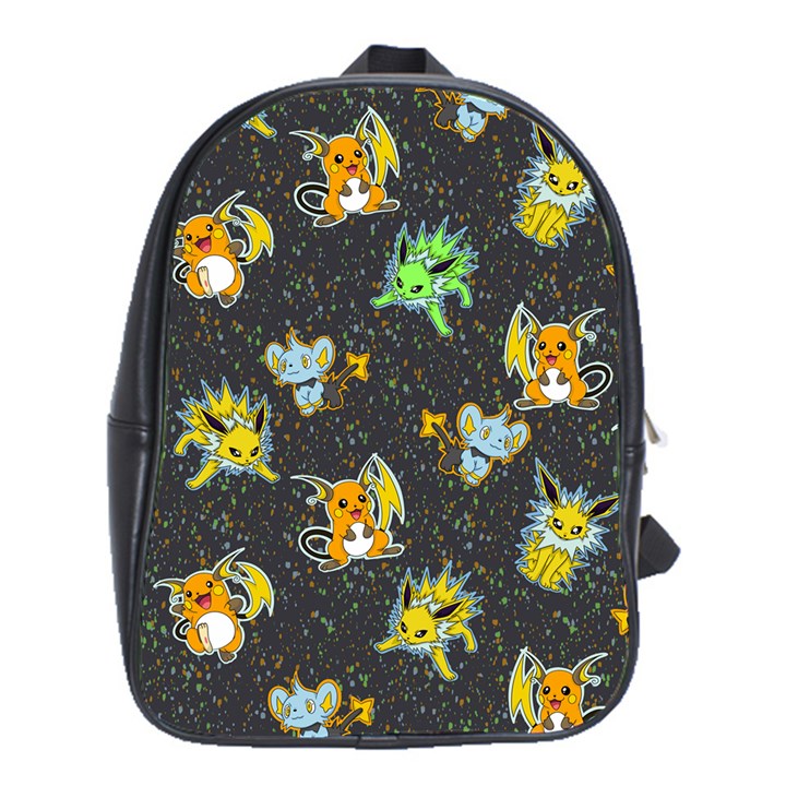 Electric love  School Bag (XL)