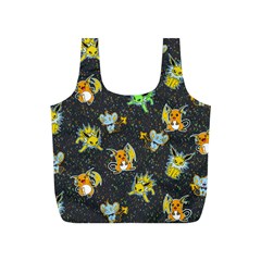 Electric Love  Full Print Recycle Bag (s) by Mezalola