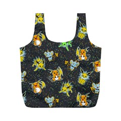 Electric Love  Full Print Recycle Bag (m) by Mezalola