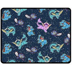 Water Type Fleece Blanket (medium)  by Mezalola