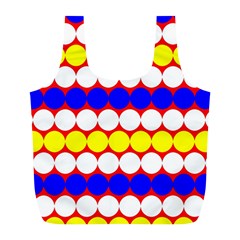 Dots 2 Colours Full Print Recycle Bag (l) by impacteesstreetwearsix