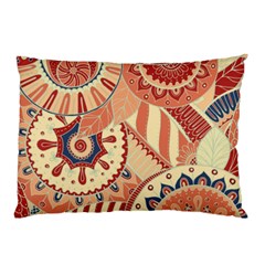 Pop Art Paisley Flowers Ornaments Multicolored 4 Pillow Case by EDDArt