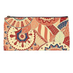 Pop Art Paisley Flowers Ornaments Multicolored 4 Pencil Cases by EDDArt