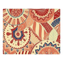 Pop Art Paisley Flowers Ornaments Multicolored 4 Double Sided Flano Blanket (large)  by EDDArt