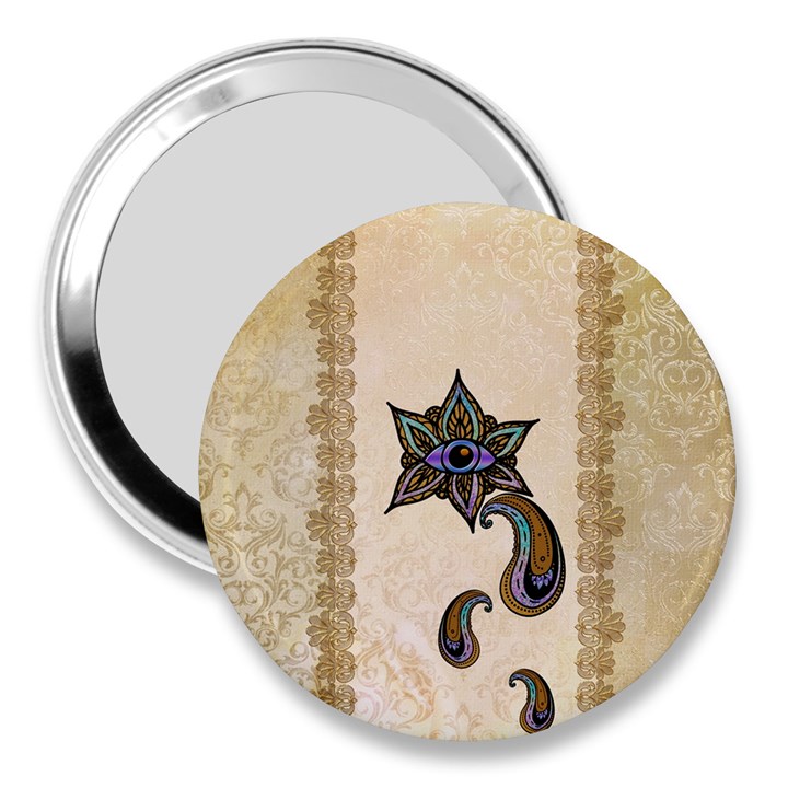 The Fantasy Eye, Mandala Design 3  Handbag Mirrors