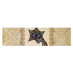 The Fantasy Eye, Mandala Design Satin Scarf (oblong) by FantasyWorld7