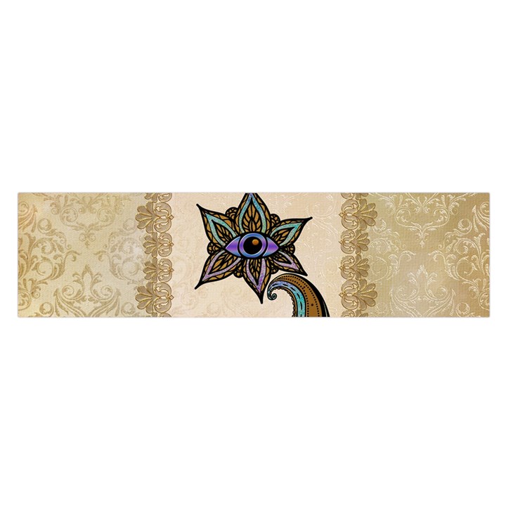 The Fantasy Eye, Mandala Design Satin Scarf (Oblong)