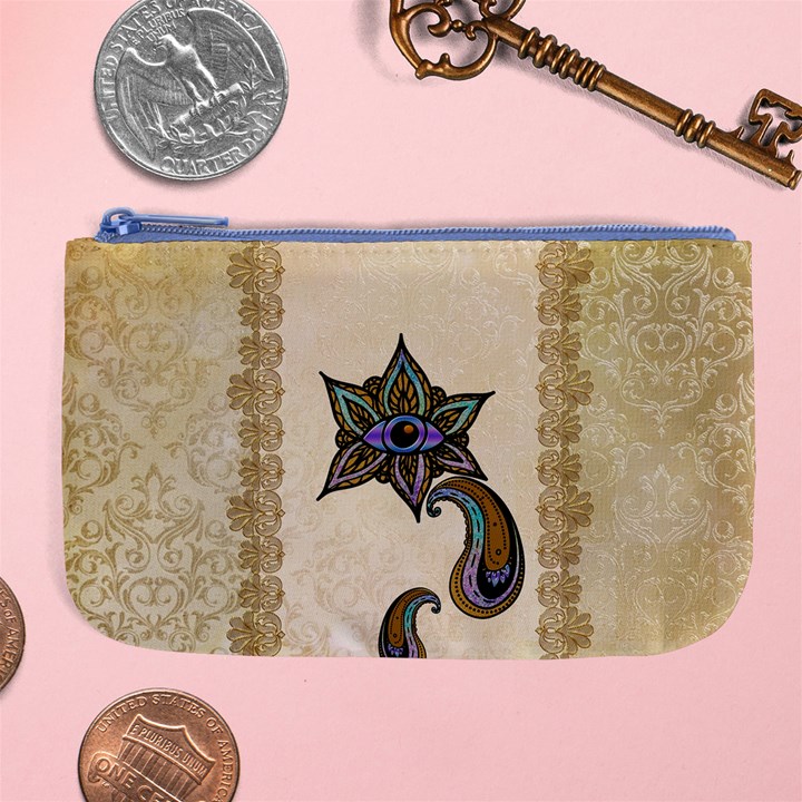 The Fantasy Eye, Mandala Design Large Coin Purse