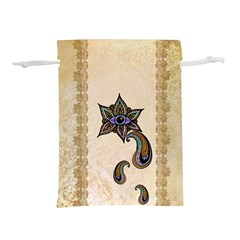 The Fantasy Eye, Mandala Design Lightweight Drawstring Pouch (m) by FantasyWorld7