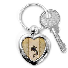 The Fantasy Eye, Mandala Design Key Chain (heart) by FantasyWorld7