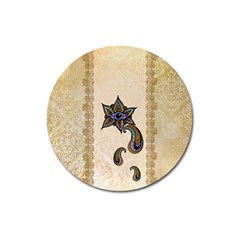 The Fantasy Eye, Mandala Design Magnet 3  (round) by FantasyWorld7