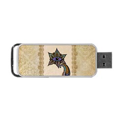 The Fantasy Eye, Mandala Design Portable Usb Flash (one Side) by FantasyWorld7