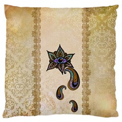 The Fantasy Eye, Mandala Design Standard Flano Cushion Case (two Sides) by FantasyWorld7