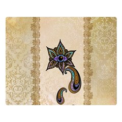 The Fantasy Eye, Mandala Design Double Sided Flano Blanket (large)  by FantasyWorld7