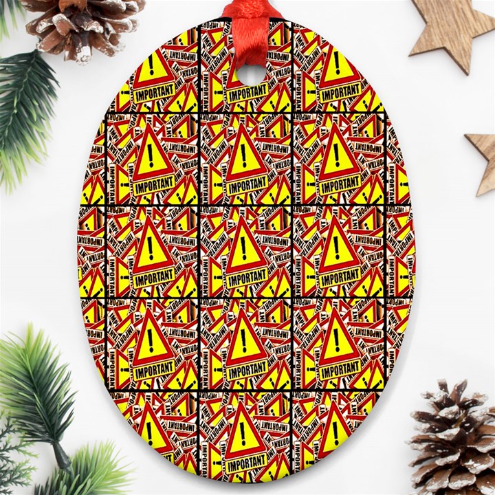 Important Ornament (Oval)