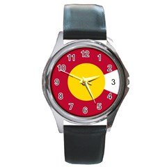 Colorado State Flag Symbol Round Metal Watch by FlagGallery