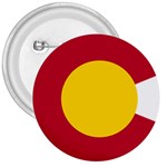 Colorado State Flag Symbol 3  Buttons Front