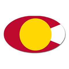 Colorado State Flag Symbol Oval Magnet by FlagGallery