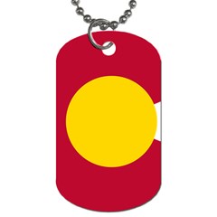 Colorado State Flag Symbol Dog Tag (two Sides) by FlagGallery