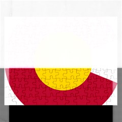 Colorado State Flag Symbol Rectangular Jigsaw Puzzl by FlagGallery