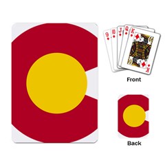 Colorado State Flag Symbol Playing Cards Single Design (rectangle) by FlagGallery