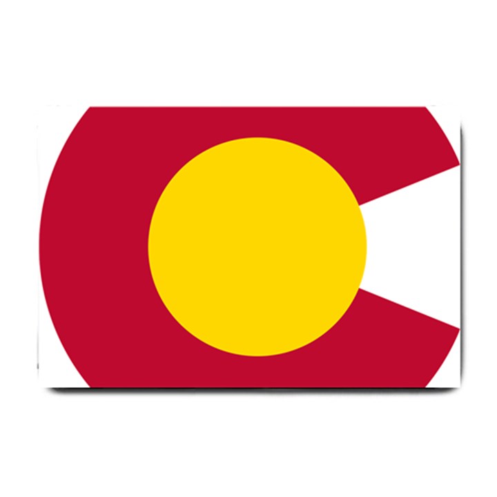 Colorado State Flag Symbol Small Doormat 