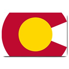 Colorado State Flag Symbol Large Doormat  by FlagGallery