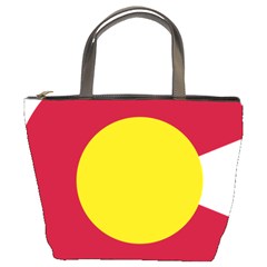 Colorado State Flag Symbol Bucket Bag by FlagGallery